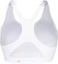 Adidas by Stella McCartney x Stella McCartney sport-bh met logoprint Wit - Thumbnail 2
