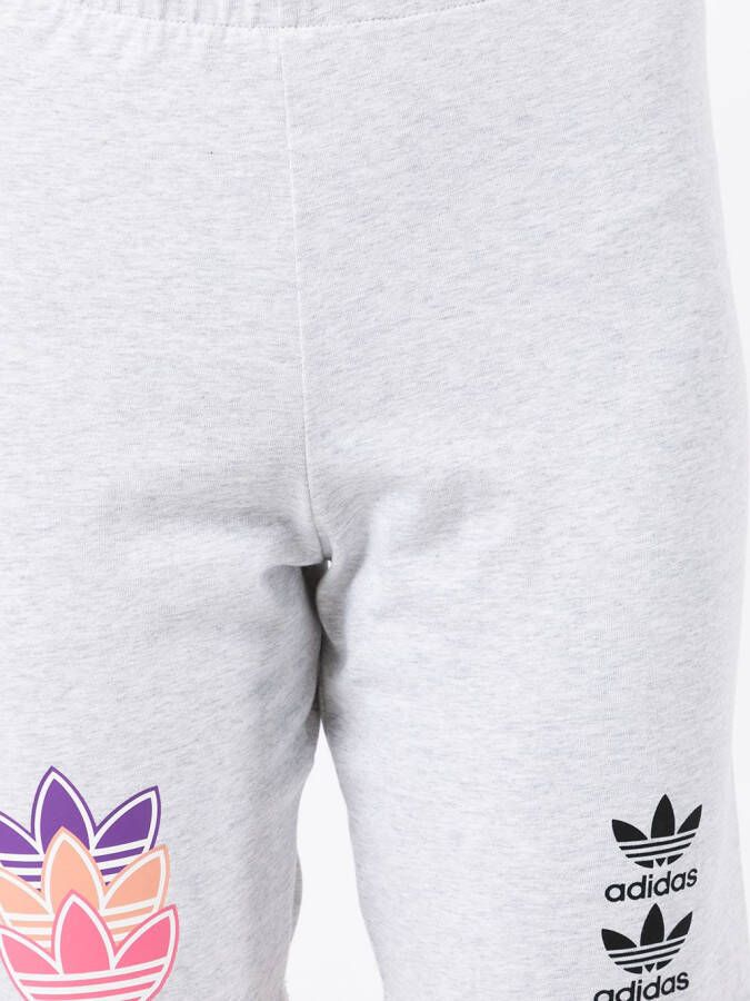 adidas Fietsshorts met logoprint Grijs