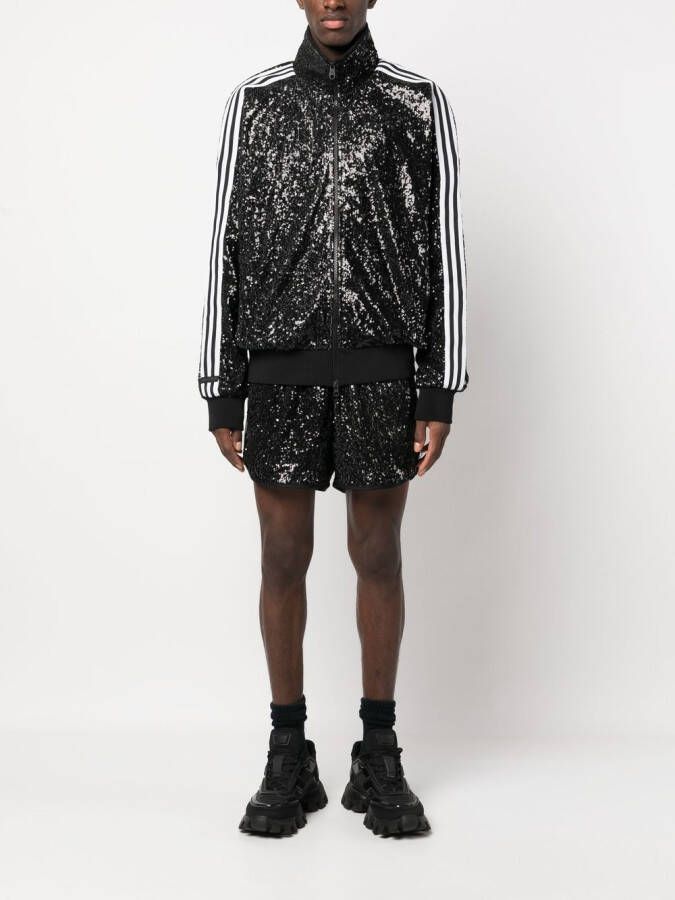 adidas Jack met pailletten Zwart
