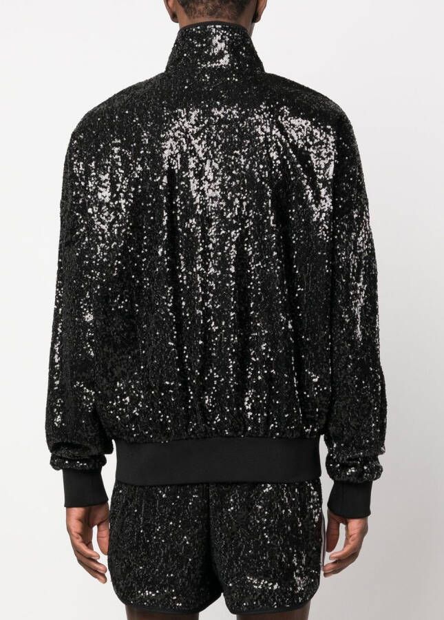 adidas Jack met pailletten Zwart