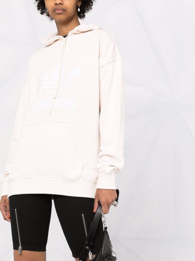 adidas Hoodie met logo Beige