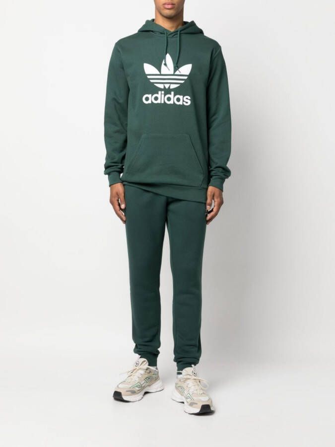 adidas Hoodie met logoprint Groen