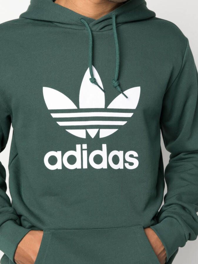 adidas Hoodie met logoprint Groen