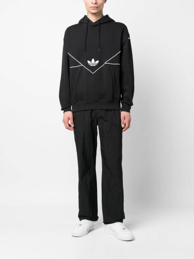 adidas Hoodie met logoprint Zwart