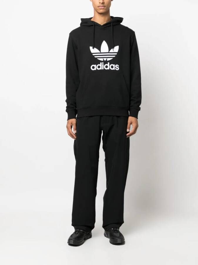 adidas Hoodie met logoprint Zwart