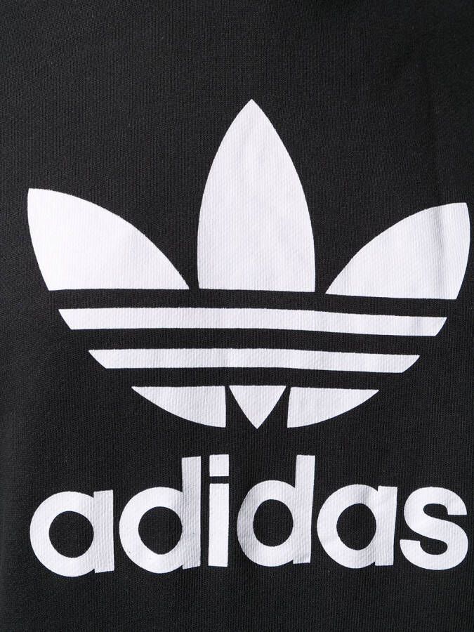 adidas Hoodie met logoprint Zwart
