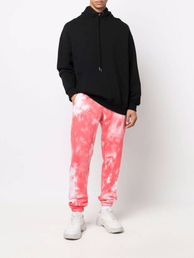 adidas Joggingbroek met tie-dye print Roze