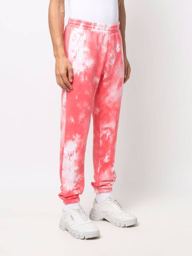 adidas Joggingbroek met tie-dye print Roze