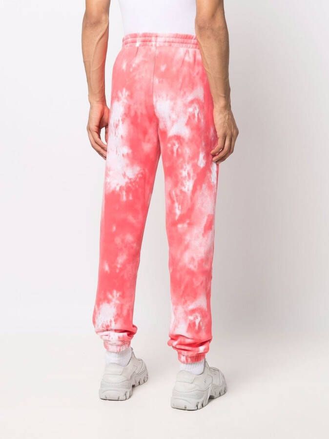 adidas Joggingbroek met tie-dye print Roze