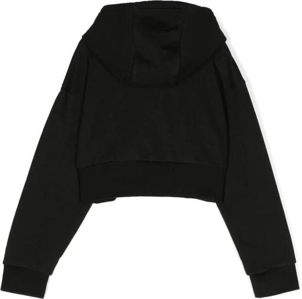 adidas Kids Cropped hoodie Zwart