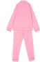 Adidas Kids Gestreept trainingspak met geborduurd logo Roze - Thumbnail 2