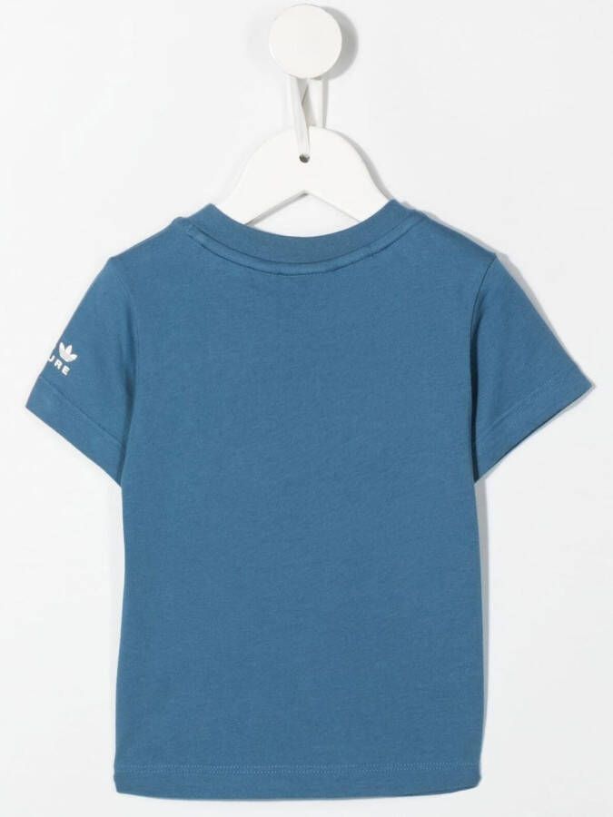adidas Kids T-shirt met grafische print Blauw