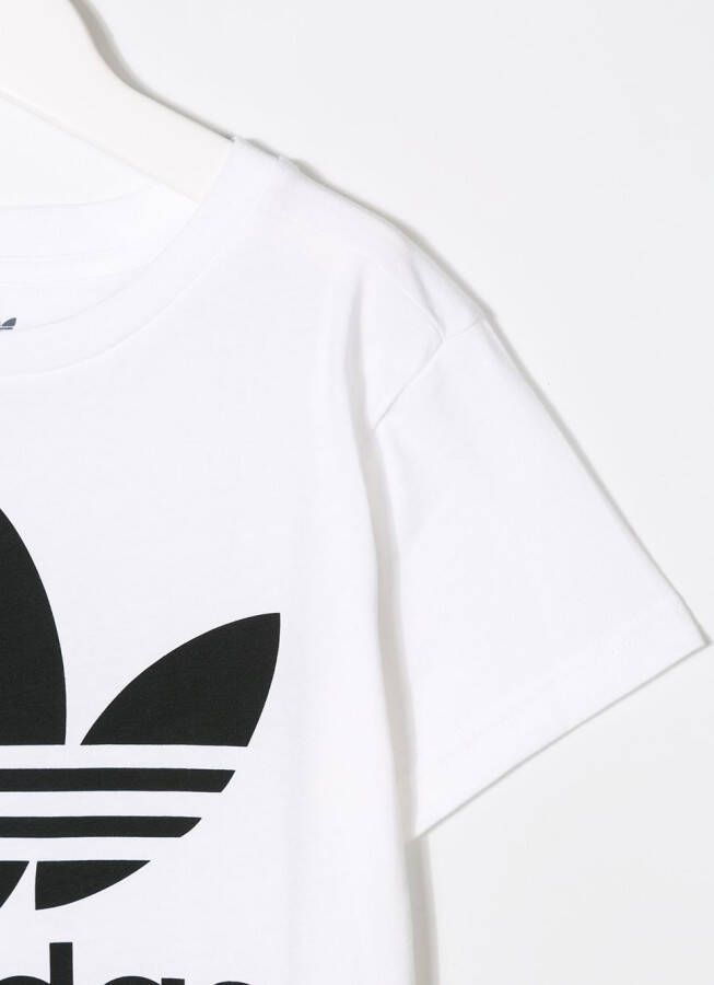 adidas Kids T-shirt met klaverblad logo Wit