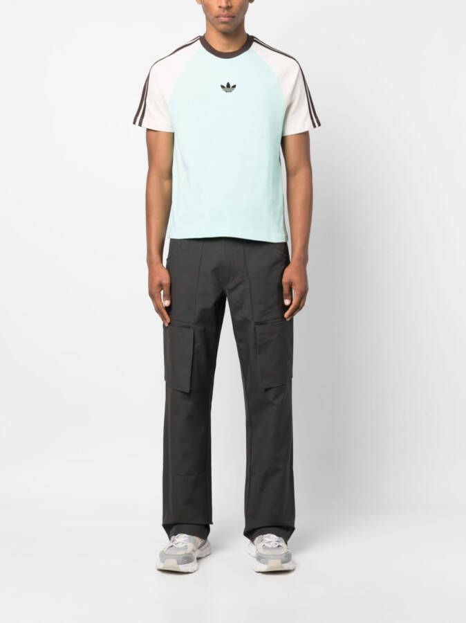 adidas T-shirt met logoprint Groen
