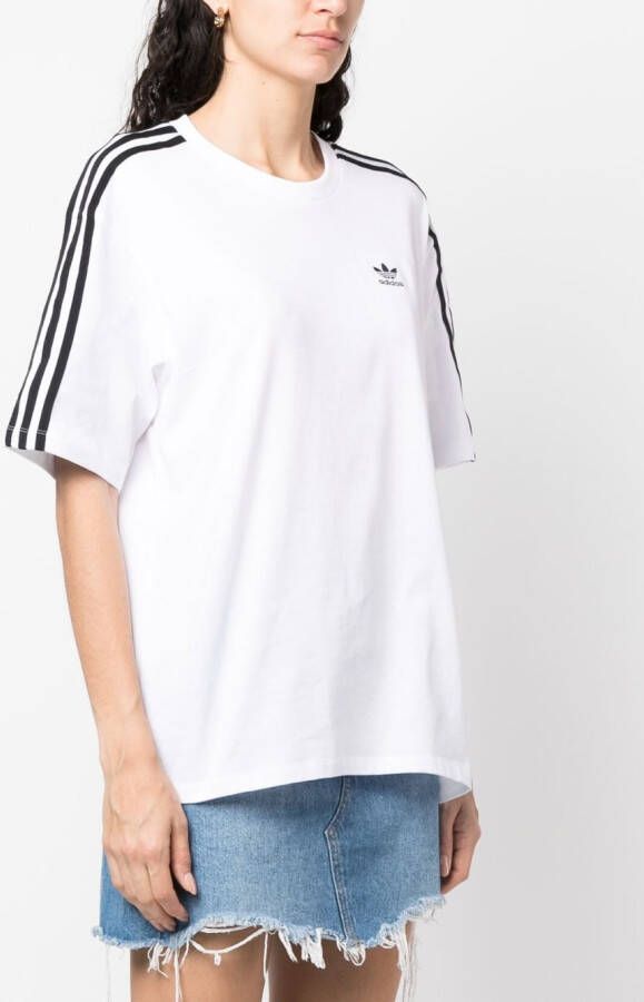 adidas T-shirt met logoprint Wit