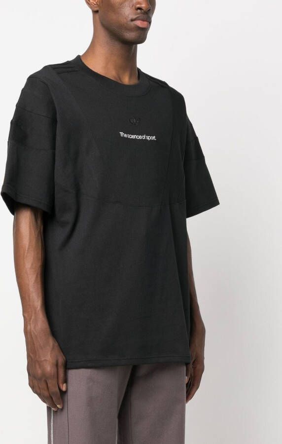 adidas T-shirt met ronde hals Zwart