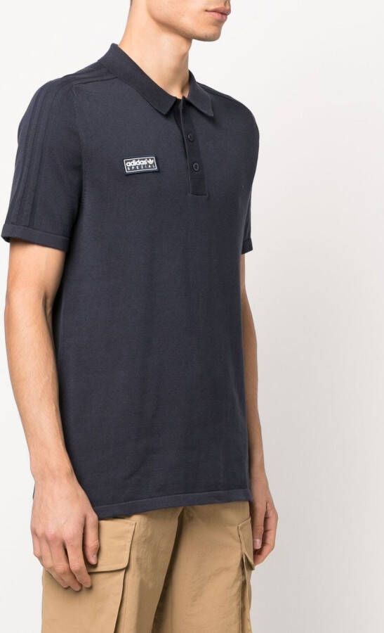 adidas Poloshirt met logopatch Blauw