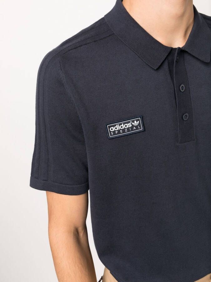 adidas Poloshirt met logopatch Blauw