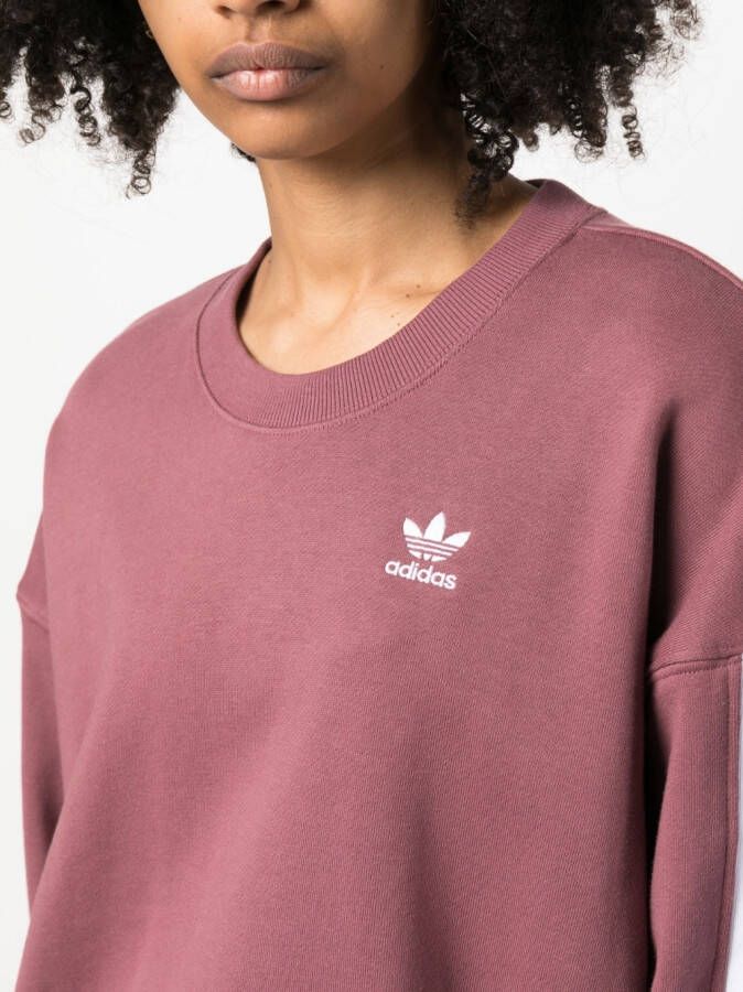 adidas Sweater met kenmerkende streep Paars
