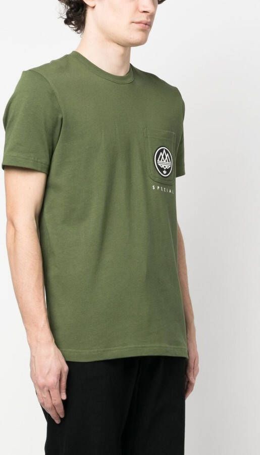 adidas T-shirt met logoprint Groen