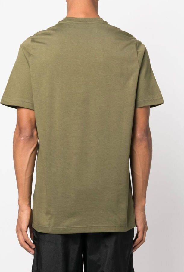adidas T-shirt met ronde hals Groen
