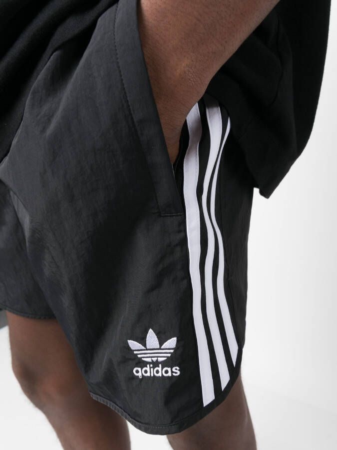 adidas Hardloopshorts met drie strepen Zwart