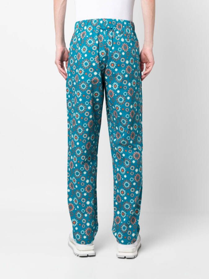 adidas Trainingsbroek met print Blauw