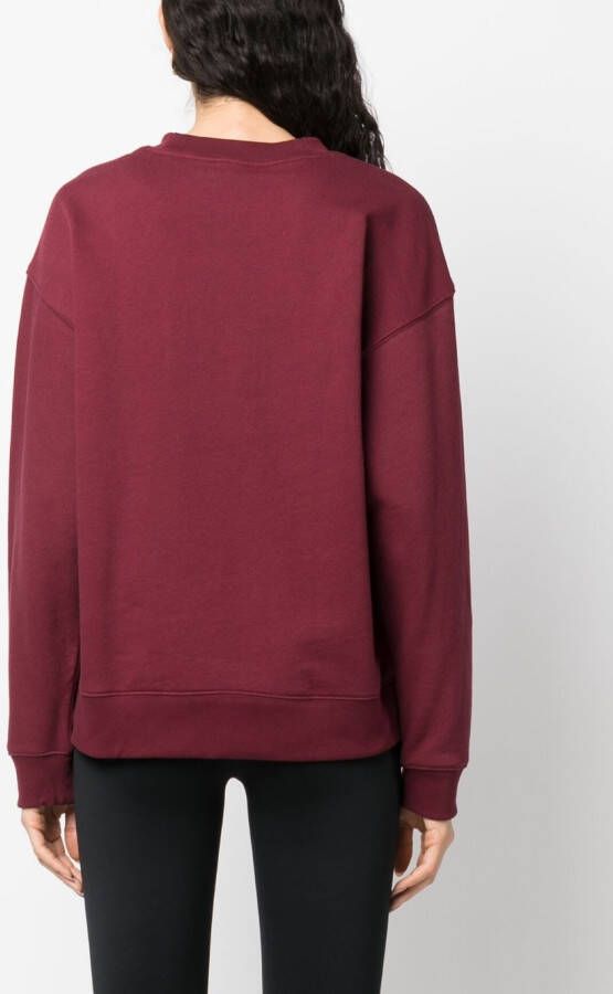 adidas Sweater met logoprint Rood