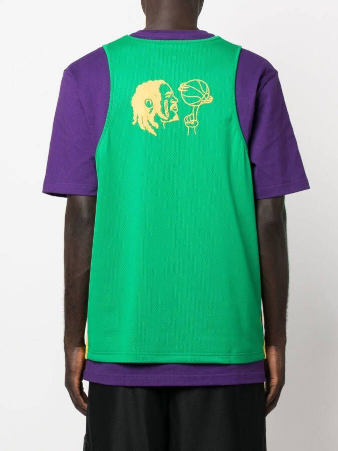 adidas x Kerwin Frost gelaagd T-shirt Groen