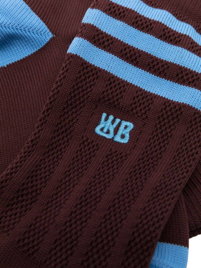 Adidas x Wales Bonner sokken met logo Bruin