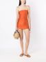 Adriana Degreas Strapless jurk Oranje - Thumbnail 2