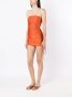 Adriana Degreas Strapless jurk Oranje - Thumbnail 3