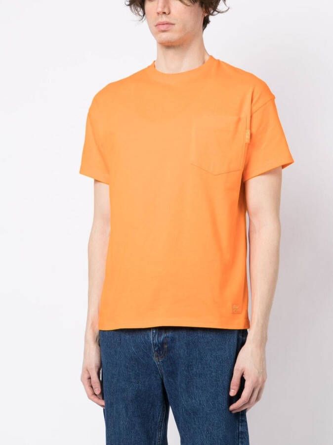 Advisory Board Crystals T-shirt met borstzak Oranje