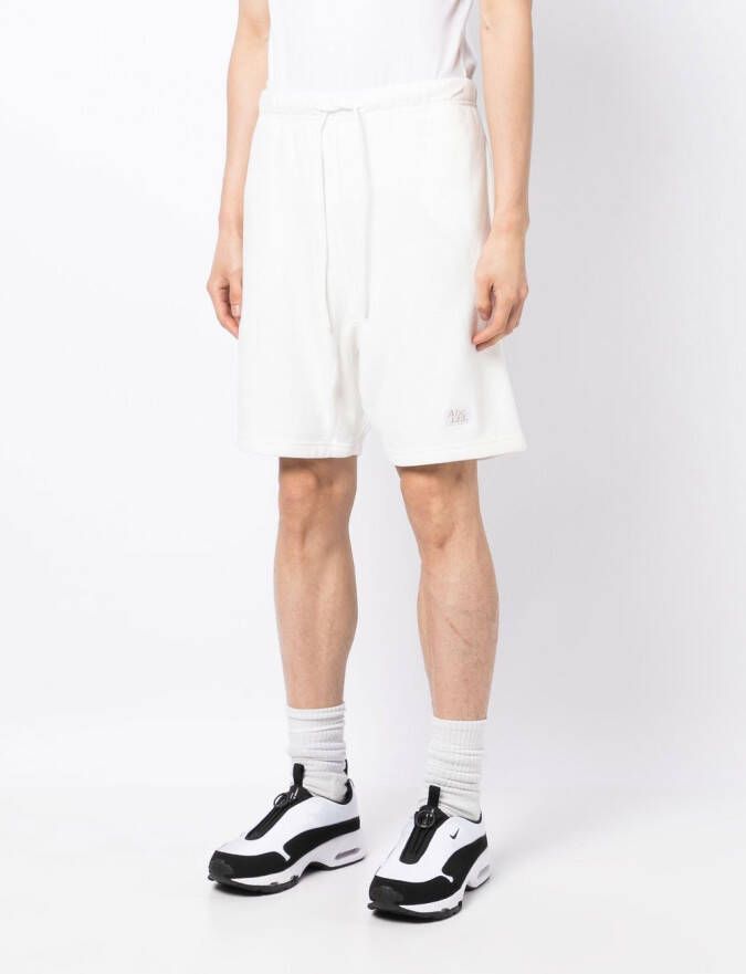 Advisory Board Crystals Joggingshorts met trekkoord Wit