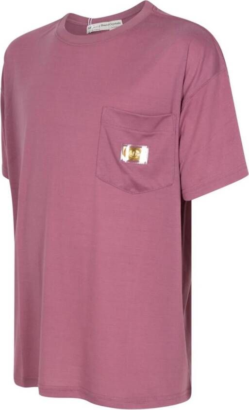 Advisory Board Crystals Lichtgewicht T-shirt Roze