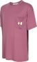Advisory Board Crystals Lichtgewicht T-shirt Roze - Thumbnail 3
