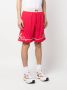 Advisory Board Crystals Trainingsshorts met logo-applicatie Rood - Thumbnail 3