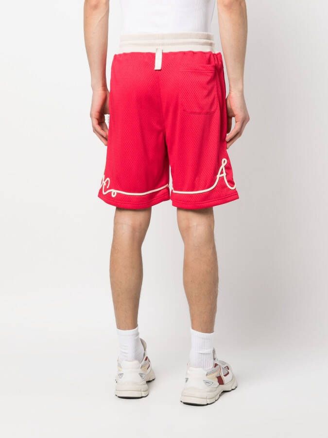 Advisory Board Crystals Trainingsshorts met logo-applicatie Rood
