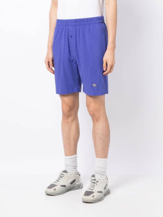 Advisory Board Crystals Shorts met logoprint Paars
