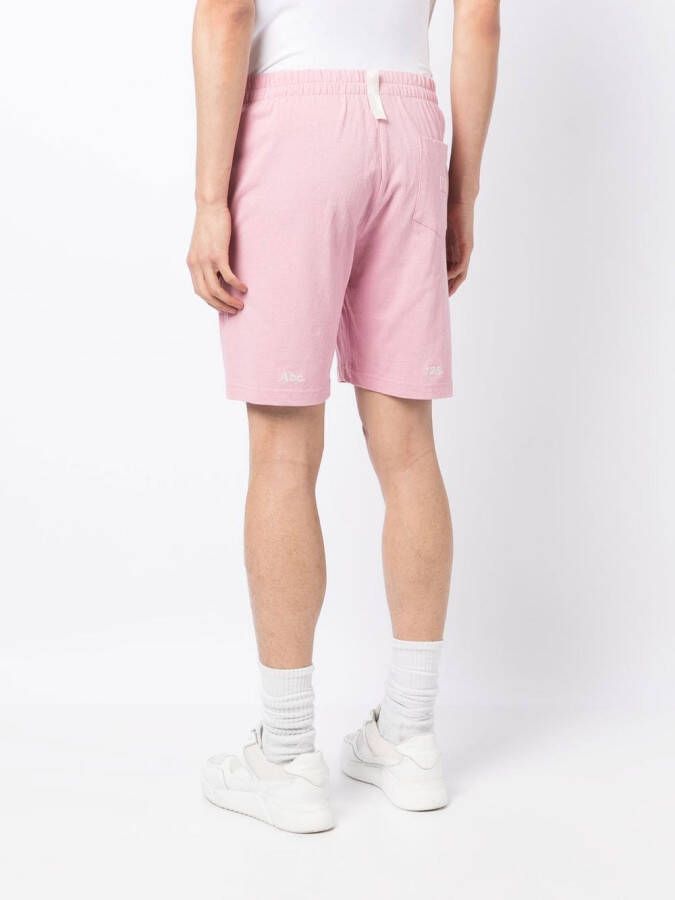 Advisory Board Crystals Shorts met logoprint Roze