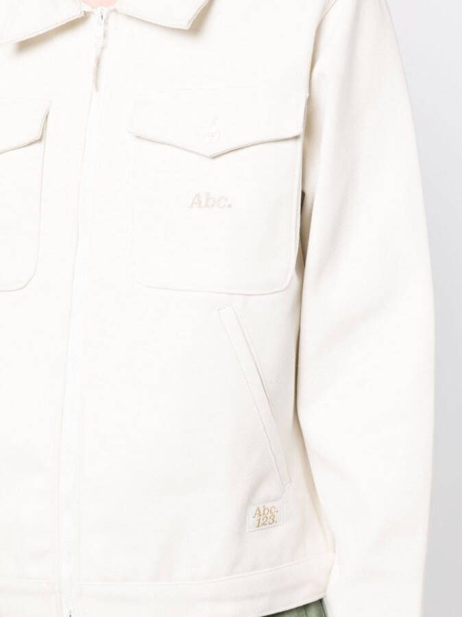 Advisory Board Crystals Shirtjack met zakken Wit