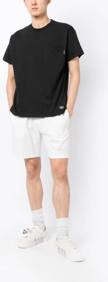Advisory Board Crystals Shorts met logoprint Wit