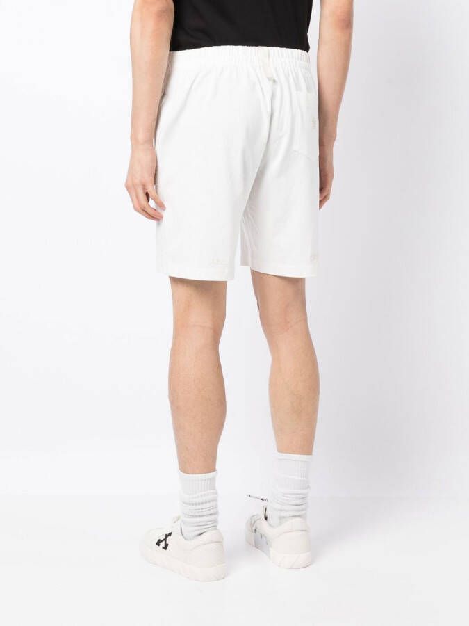 Advisory Board Crystals Shorts met logoprint Wit