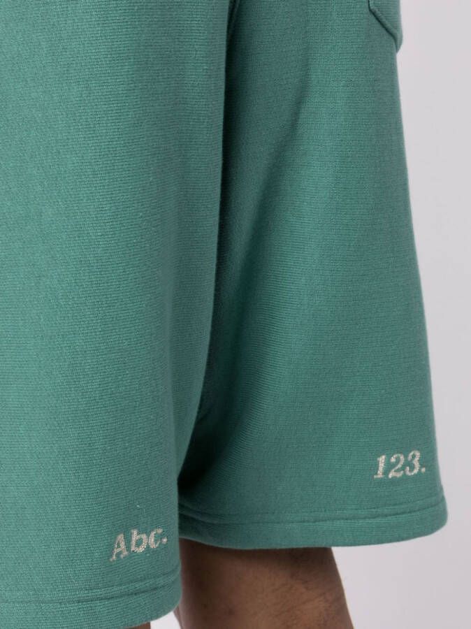 Advisory Board Crystals Trainingsshorts met geborduurd logo Groen