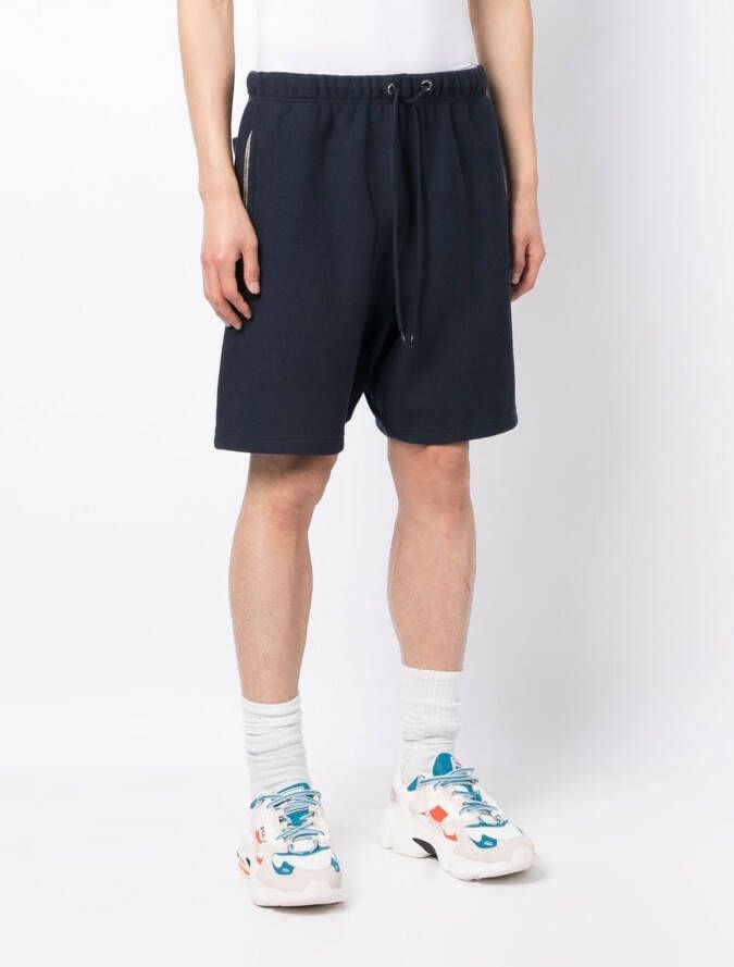 Advisory Board Crystals Trainingsshorts met trekkoord Blauw