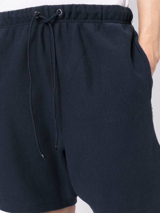 Advisory Board Crystals Trainingsshorts met trekkoord Blauw