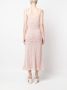 AERON Gebreide maxi-jurk Roze - Thumbnail 4