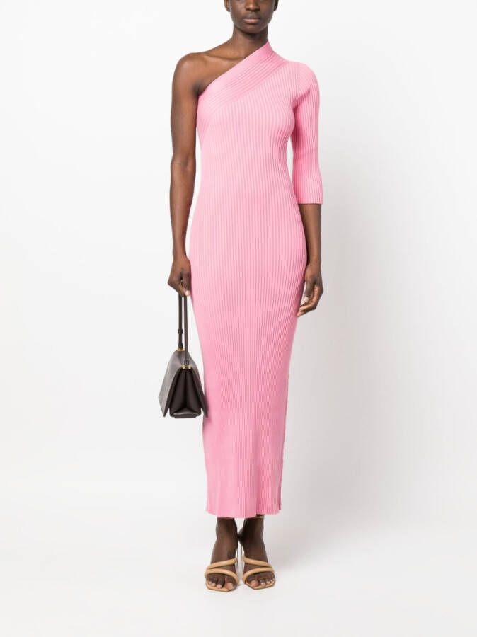 AERON Asymmetrische midi-jurk Roze