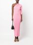 AERON Asymmetrische midi-jurk Roze - Thumbnail 2