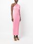 AERON Asymmetrische midi-jurk Roze - Thumbnail 3
